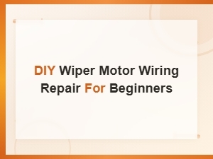 Diy Wiper Motor Wiring Repair for Beginners | Fix Electrical Connections